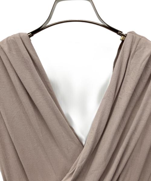 HER LIP TO（ハーリップトゥ）Her lip to (ハーリップトゥ) Cache Coeur Jersey Long Dress ベージュ サイズ:Sの古着・服飾アイテム