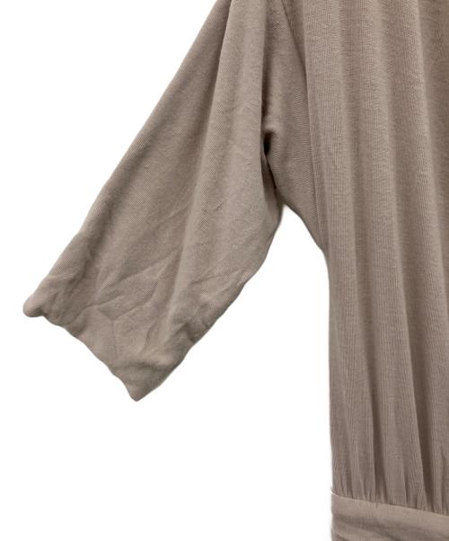 HER LIP TO（ハーリップトゥ）Her lip to (ハーリップトゥ) Cache Coeur Jersey Long Dress ベージュ サイズ:Sの古着・服飾アイテム