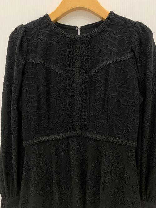 HER LIP TO（ハーリップトゥ）Her lip to (ハーリップトゥ) Modern Lace Trimmed Long Dress ブラック サイズ:Sの古着・服飾アイテム
