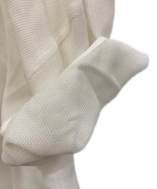 CLANE（クラネ）CLANE (クラネ) メッシュ フォーム スリーブ ブラウス ホワイト サイズ:SIZE 1の古着・服飾アイテム
