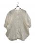 CLANE (クラネ) メッシュ フォーム スリーブ ブラウス ホワイト サイズ:SIZE 1：3500円