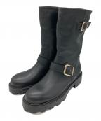 JIMMY CHOOジミーチュウ）の古着「Biker II ブーツ」｜ブラック