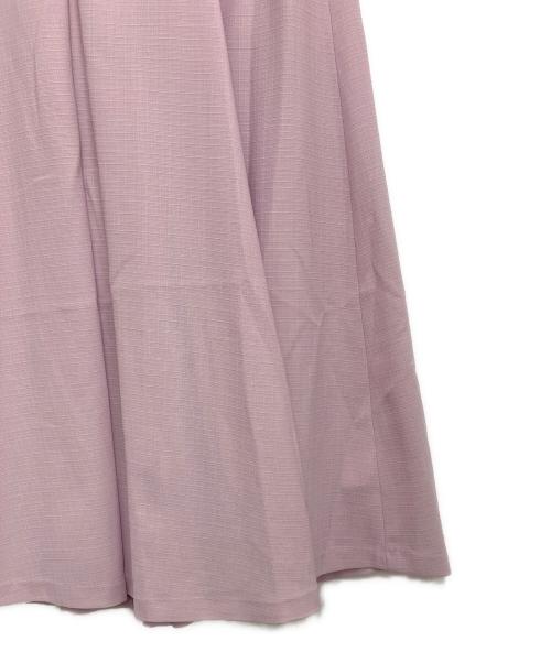 Noble（ノーブル）Noble (ノーブル) フロントパネルタックミディスカート ピンク サイズ:38の古着・服飾アイテム