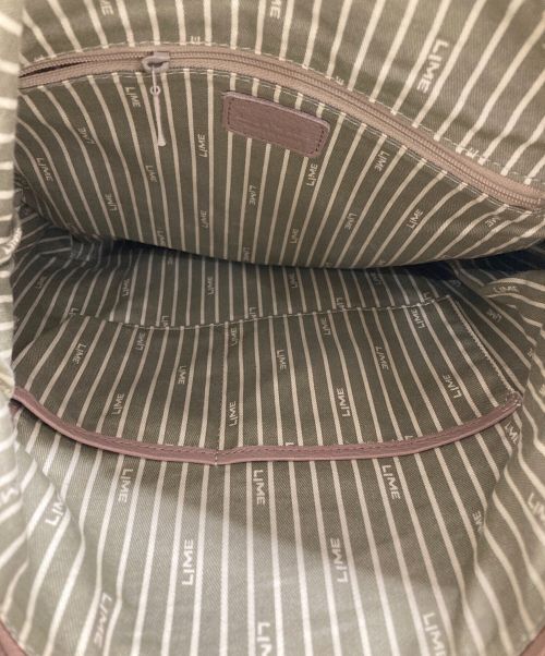 LIME（LIME）LIME (LIME) 3way ショルダーバッグ ベージュの古着・服飾アイテム