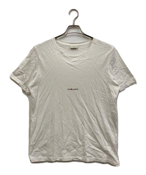 Saint Laurent Paris（サンローランパリ）Saint Laurent Paris (サンローランパリ) Tシャツ ホワイト サイズ:Lの古着・服飾アイテム