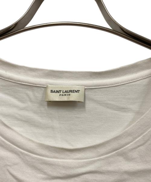 Saint Laurent Paris（サンローランパリ）Saint Laurent Paris (サンローランパリ) Tシャツ ホワイト サイズ:Lの古着・服飾アイテム