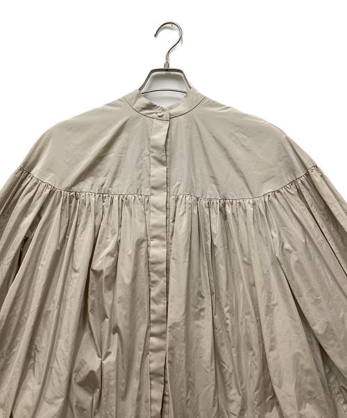 YORI（ヨリ）YORI (ヨリ) リボンバルーンブラウス ベージュ サイズ:36の古着・服飾アイテム