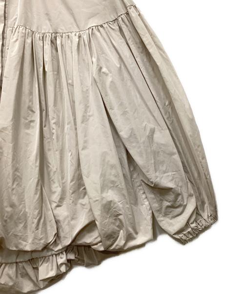 YORI（ヨリ）YORI (ヨリ) リボンバルーンブラウス ベージュ サイズ:36の古着・服飾アイテム