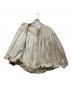 中古・古着 YORI (ヨリ) リボンバルーンブラウス ベージュ サイズ:36：9000円