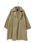 ORCIVAL（オーシバル）の古着「ボタンレス チェスターコート」｜ベージュ