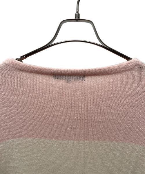 23区（ニジュウサンク）23区 (ニジュウサンク) ウールカシミヤ カラーブロック ニット マルチカラー サイズ:38の古着・服飾アイテム