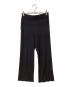 AP STUDIO（エーピーストゥディオ）の古着「Elites ストレートニットパンツ」｜ブラック