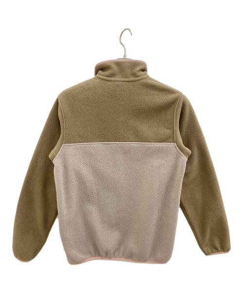 Patagonia（パタゴニア）Patagonia (パタゴニア) ウィメンズ・ライトウェイト・シンチラ・スナップT・プルオーバー モカ×グレー サイズ:Sの古着・服飾アイテム