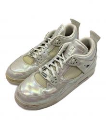 NIKE×AIR JORDAN（ナイキ×エア ジョーダン）の古着「NIKE GS AIR JORDAN 4 RETRO "30TH ANNIVERSARY PEARL"」｜シルバー