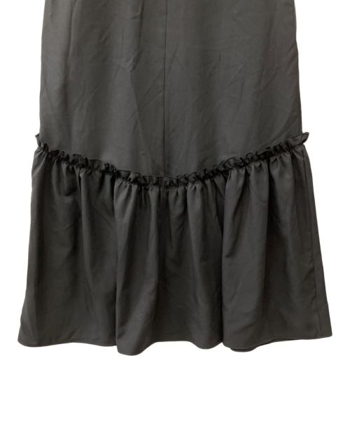 BEAUTY&YOUTH（ビューティーアンドユース）BEAUTY&YOUTH (ビューティーアンドユース) リネンライク ティアードワンピース ブラック サイズ:FREEの古着・服飾アイテム