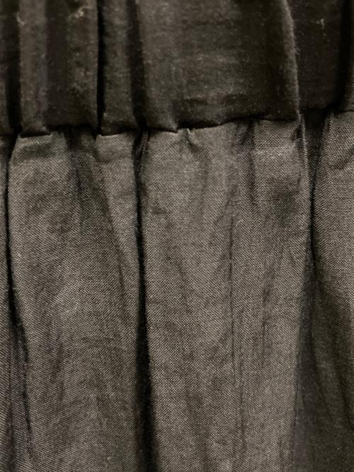 ANAYI（アナイ）ANAYI (アナイ) ライトローンギャザーフレアワンピース ブラック サイズ:SIZE 36の古着・服飾アイテム