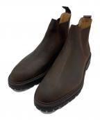 Crockett & Jonesクロケット＆ジョーンズ）の古着「サイドゴアブーツ CHELSEA 12」｜ブラウン