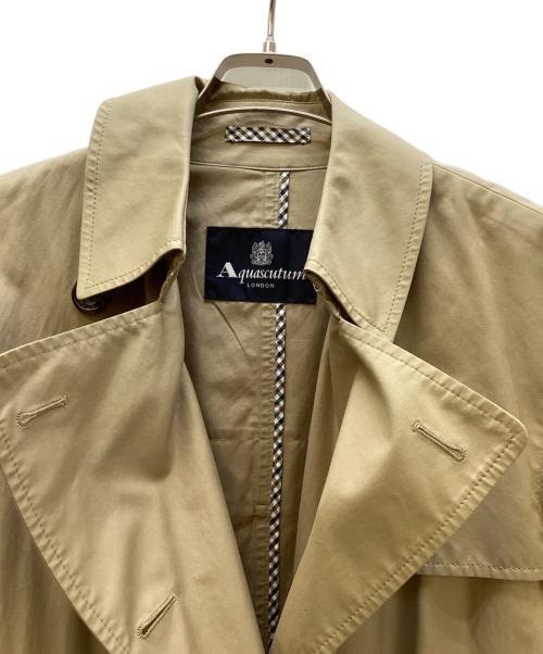 Aquascutum（アクアスキュータム）Aquascutum (アクアスキュータム) トレンチコート ベージュ サイズ:8の古着・服飾アイテム