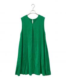 SUMI STYLE（スミ スタイル）の古着「刺繍ワンピース」｜グリーン