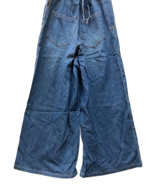 IENA（イエナ）IENA (イエナ) レースアップデニムサロペット インディゴ サイズ:38の古着・服飾アイテム