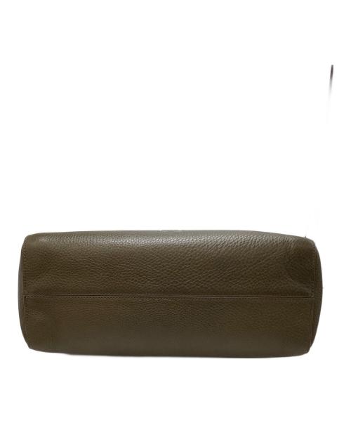 HIROFU（ヒロフ）HIROFU (ヒロフ) ヒロフ/レザートートバッグ ダークブラウンの古着・服飾アイテム