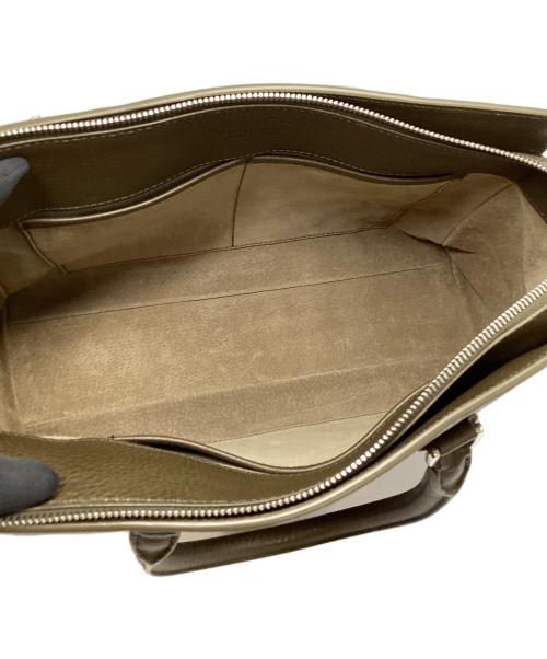 HIROFU（ヒロフ）HIROFU (ヒロフ) ヒロフ/レザートートバッグ ダークブラウンの古着・服飾アイテム