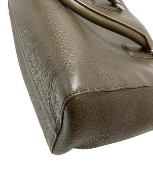 HIROFU（ヒロフ）HIROFU (ヒロフ) ヒロフ/レザートートバッグ ダークブラウンの古着・服飾アイテム