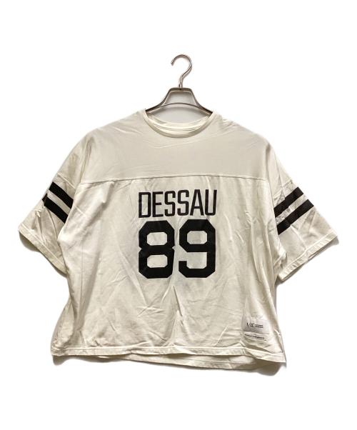 F/CE.（エフシーイー）F/CE. (エフシーイー) デッサウ フットボール Tシャツ ホワイト サイズ:ｓの古着・服飾アイテム