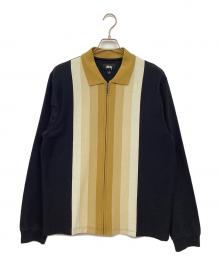 stussy（ステューシー）の古着「Preston Full Zip」｜イエロー
