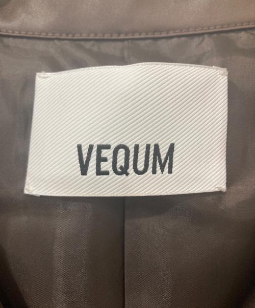 EMODA（エモダ）EMODA (エモダ) EATHER LIKE NYLON JACKET ブラウン サイズ:FREEの古着・服飾アイテム