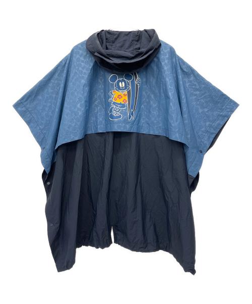 COACH（コーチ）COACH (コーチ) DISNEY (ディズニー) フーデットポンチョ ネイビー サイズ:XS/Sの古着・服飾アイテム