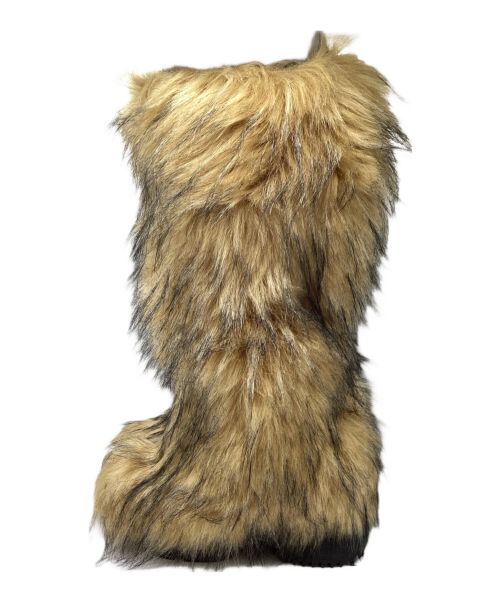 YELLO（イエロ）YELLO (イエロー) BEAR HUG LONG BOOTS ベージュ サイズ:Sの古着・服飾アイテム