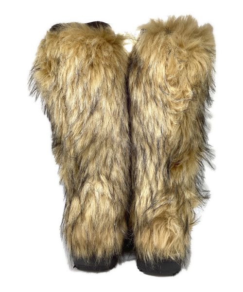 YELLO（イエロ）YELLO (イエロー) BEAR HUG LONG BOOTS ベージュ サイズ:Sの古着・服飾アイテム