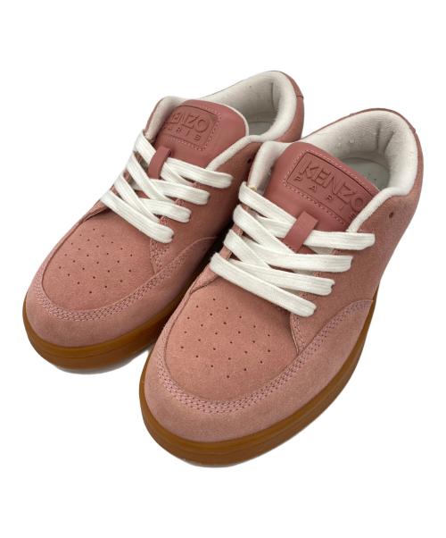 KENZO（ケンゾー）KENZO (ケンゾー) Dome スエード スニーカー ピンク サイズ:37の古着・服飾アイテム
