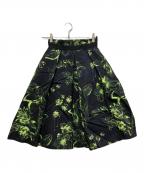 ANAYIアナイ）の古着「タック柄スカート」｜ブラック