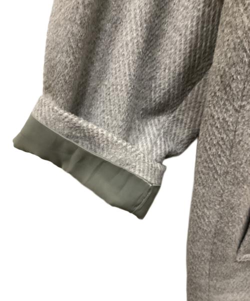 Munich（ミューニック）Munich (ミューニック) ダブルジャージーヘリンボーンチェスターコート ライトグレー サイズ:XSの古着・服飾アイテム