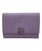 LOEWEロエベ）の古着「アナグラム バーティカル ウォレット スモール」｜ラベンダー