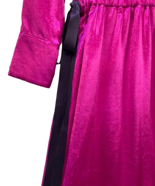 KEITA MARUYAMA（ケイタマルヤマ）KEITA MARUYAMA (ケイタマルヤマ) Shiny Velvet ワンピース パープル サイズ:2 未使用品の古着・服飾アイテム