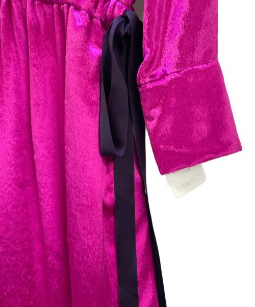 KEITA MARUYAMA（ケイタマルヤマ）KEITA MARUYAMA (ケイタマルヤマ) Shiny Velvet ワンピース パープル サイズ:2 未使用品の古着・服飾アイテム