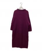 house of lotusハウスオブロータス）の古着「ボトルネックニットワンピース」｜パープル