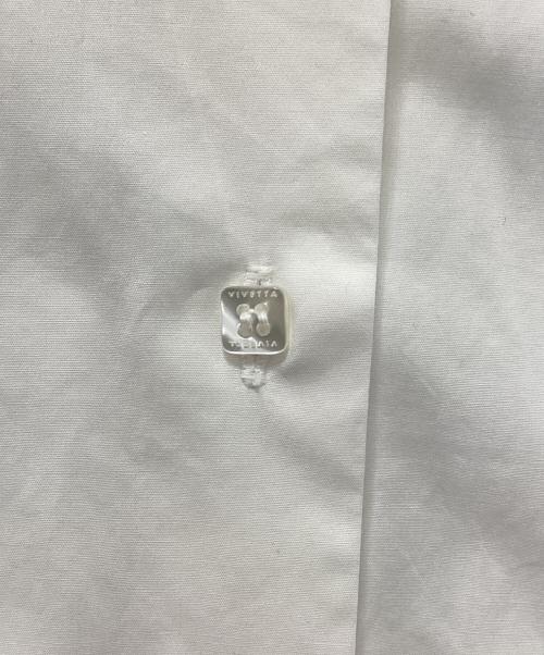 VIVETTA（ヴィヴェッタ）VIVETTA (ヴィヴェッタ) デザインシャツ ホワイト サイズ:40の古着・服飾アイテム