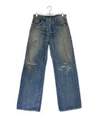 MINEDENIMマインデニム）の古着「W.Straight 5pocket USS」｜ブルー