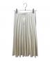ANAYI (アナイ) スエード調フレアプリーツスカート ホワイト サイズ:36：4000円