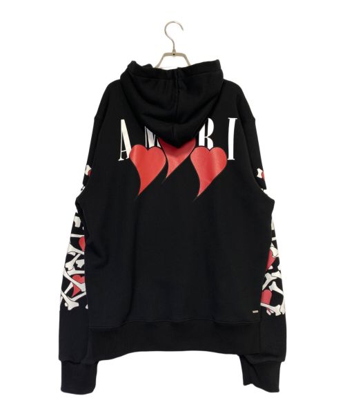 AMIRI（アミリ）AMIRI (アミリ) ハートボーンフーディ ブラック サイズ:Lの古着・服飾アイテム
