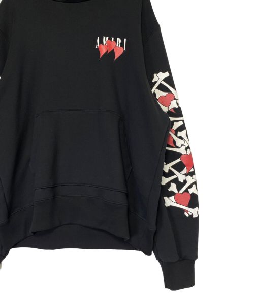 AMIRI（アミリ）AMIRI (アミリ) ハートボーンフーディ ブラック サイズ:Lの古着・服飾アイテム