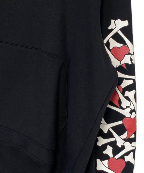 AMIRI（アミリ）AMIRI (アミリ) ハートボーンフーディ ブラック サイズ:Lの古着・服飾アイテム