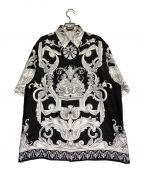 VERSACEヴェルサーチ）の古着「シャツ」｜ホワイト×ブラック