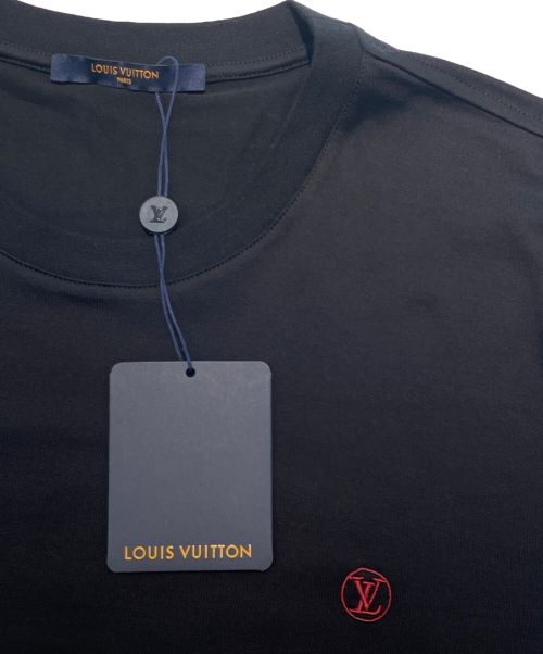 LOUIS VUITTON（ルイ ヴィトン）LOUIS VUITTON (ルイ ヴィトン) 21AW サークルロゴ Tシャツ ブラック サイズ:XLの古着・服飾アイテム