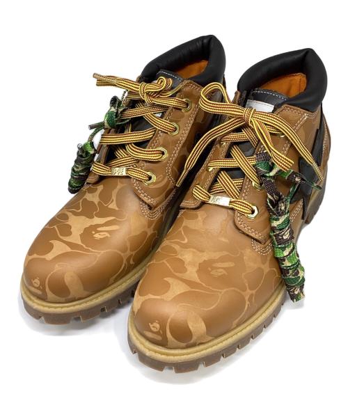 BAPESTA（ベイプスタ）BAPESTA (ベイプスタ) Timberland (ティンバーランド) CHUKKA BOOTS ブラウン サイズ:UK7の古着・服飾アイテム