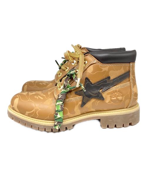 BAPESTA（ベイプスタ）BAPESTA (ベイプスタ) Timberland (ティンバーランド) CHUKKA BOOTS ブラウン サイズ:UK7の古着・服飾アイテム